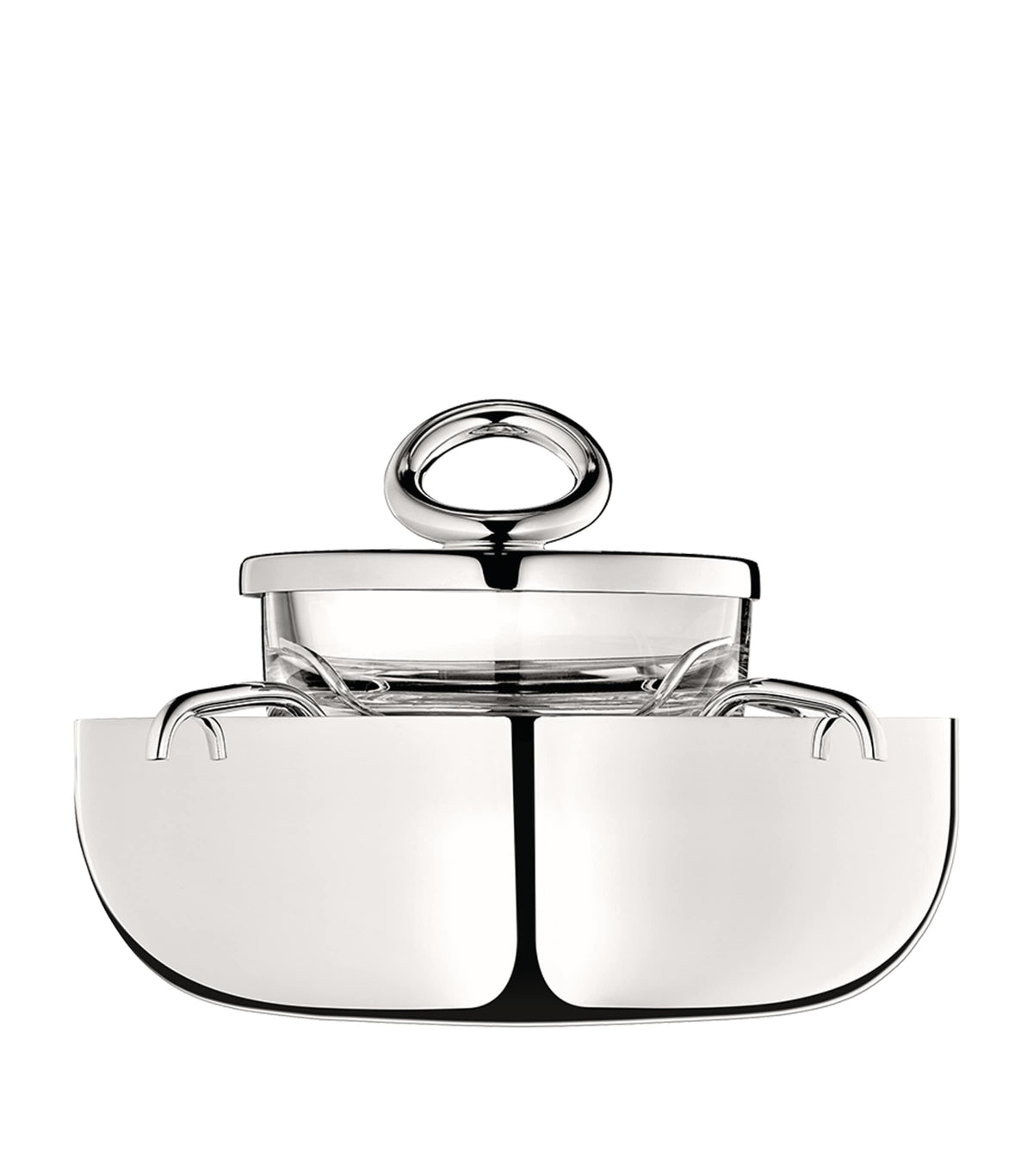 Christofle Small Vertigo two-piece caviar serving set - British product