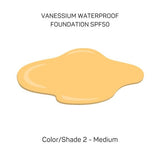 Vanessium Waterproof Foundation SPF50 / Shade 2-02 30ml GOODS Superdrug   