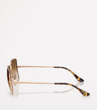 Ray-Ban RB1971 square sunglasses metal frame retro tinted lenses, UK version