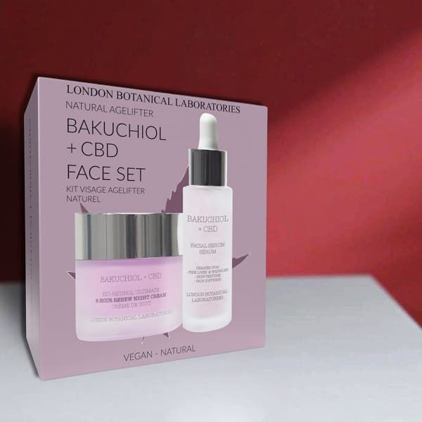 LBL- CBD + Bakuchiol Face Set ( Serum + Moisturiser ) GOODS Superdrug   