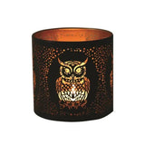 Aroma tealight holder and wax melt burner Black Owl, UK version