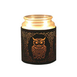 Aroma tealight holder and wax melt burner Black Owl, UK version