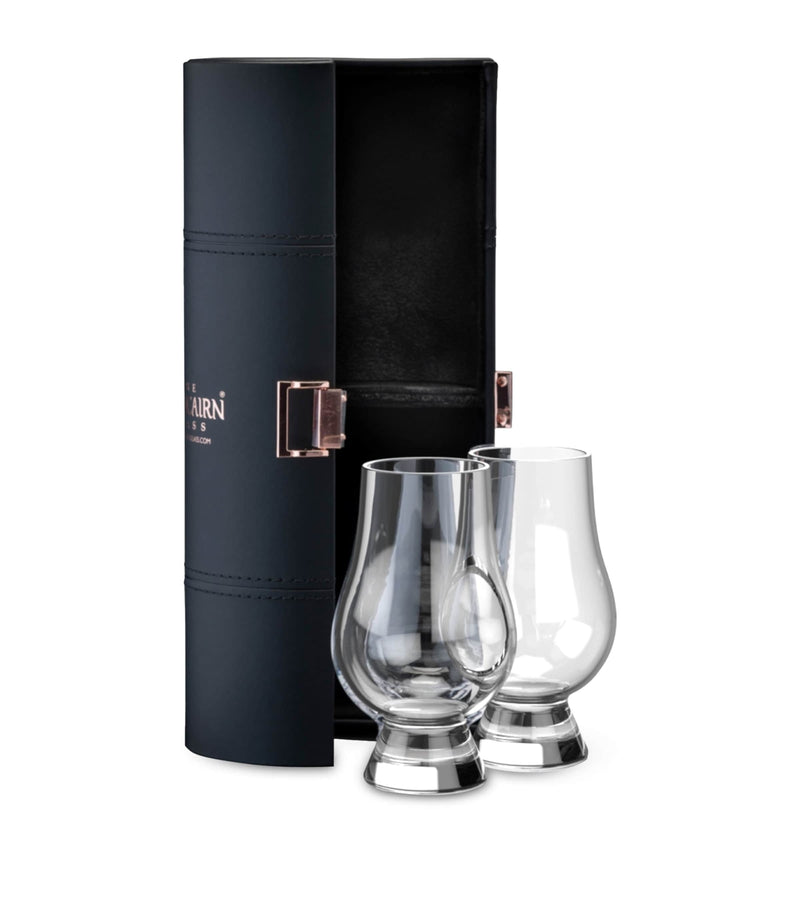Glencairn whisky glasses with travel case 200ml, UK version