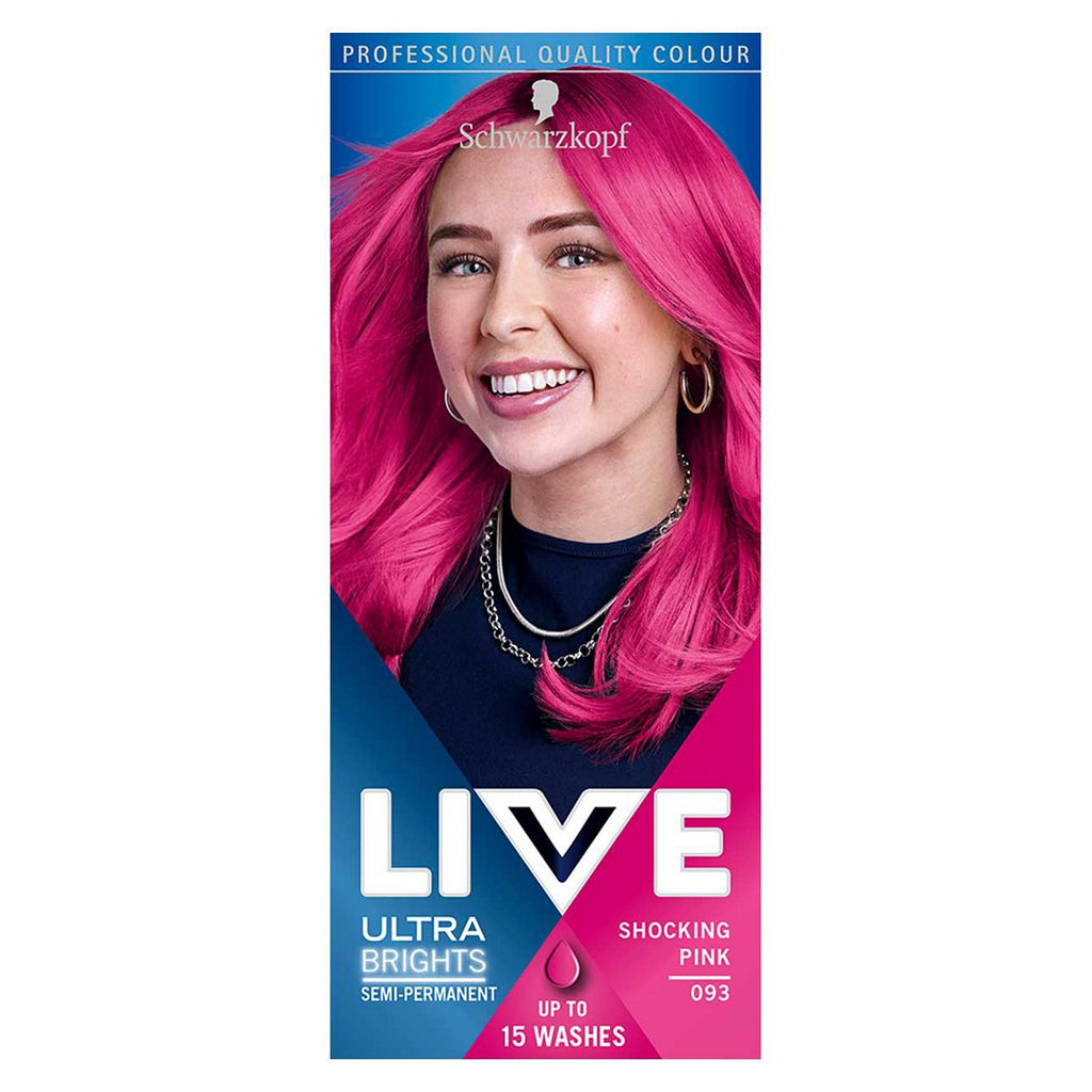 Schwarzkopf LIVE Shocking Pink 093 Semi-Permanent Hair Dye