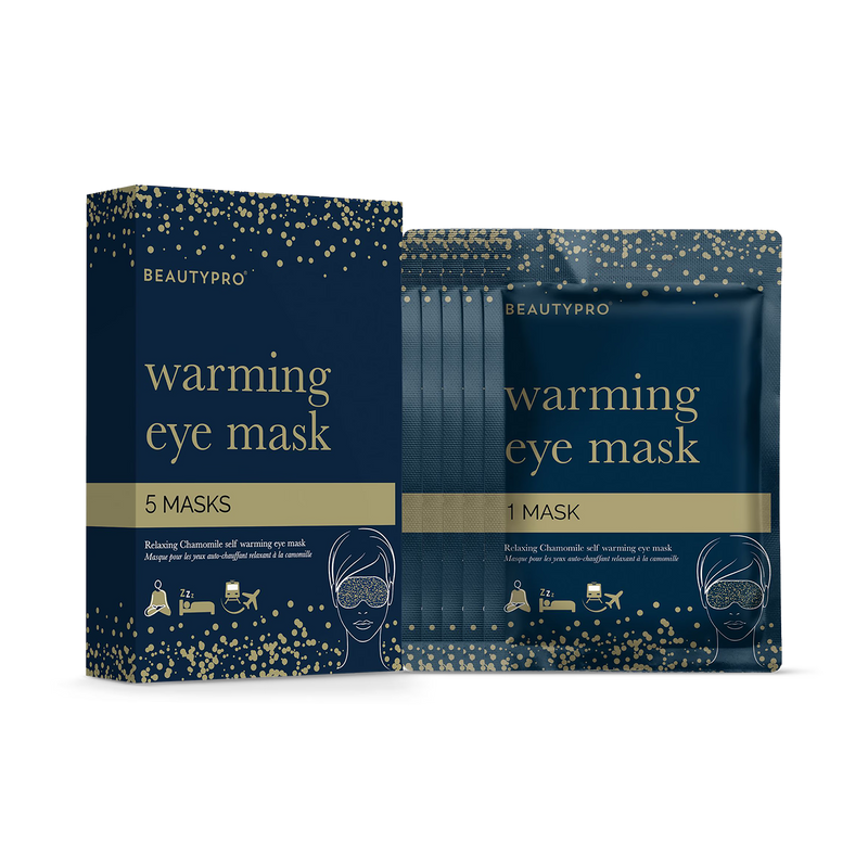 Beautypro warming eye mask chamomile box of 5 (British brand)