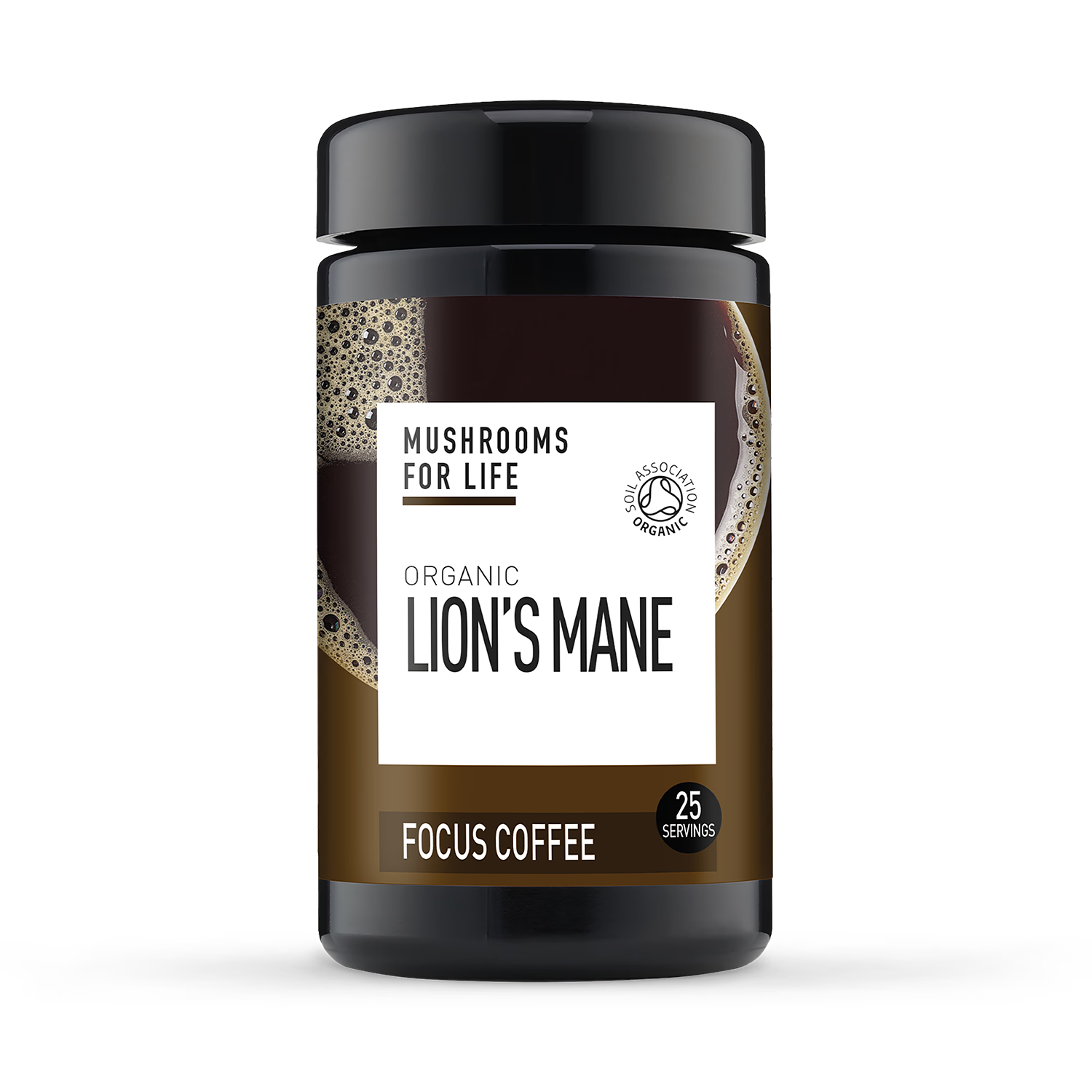 Mushrooms For Life Lion's Mane Focus Coffee 75g - British product
