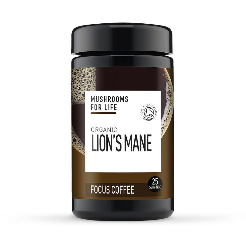 Mushrooms For Life Lion's Mane Focus Coffee 75g - British product