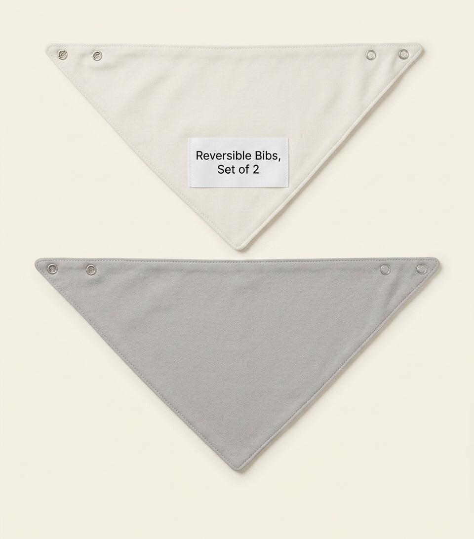 Burberry cotton check bibs set of 2 (British brand)