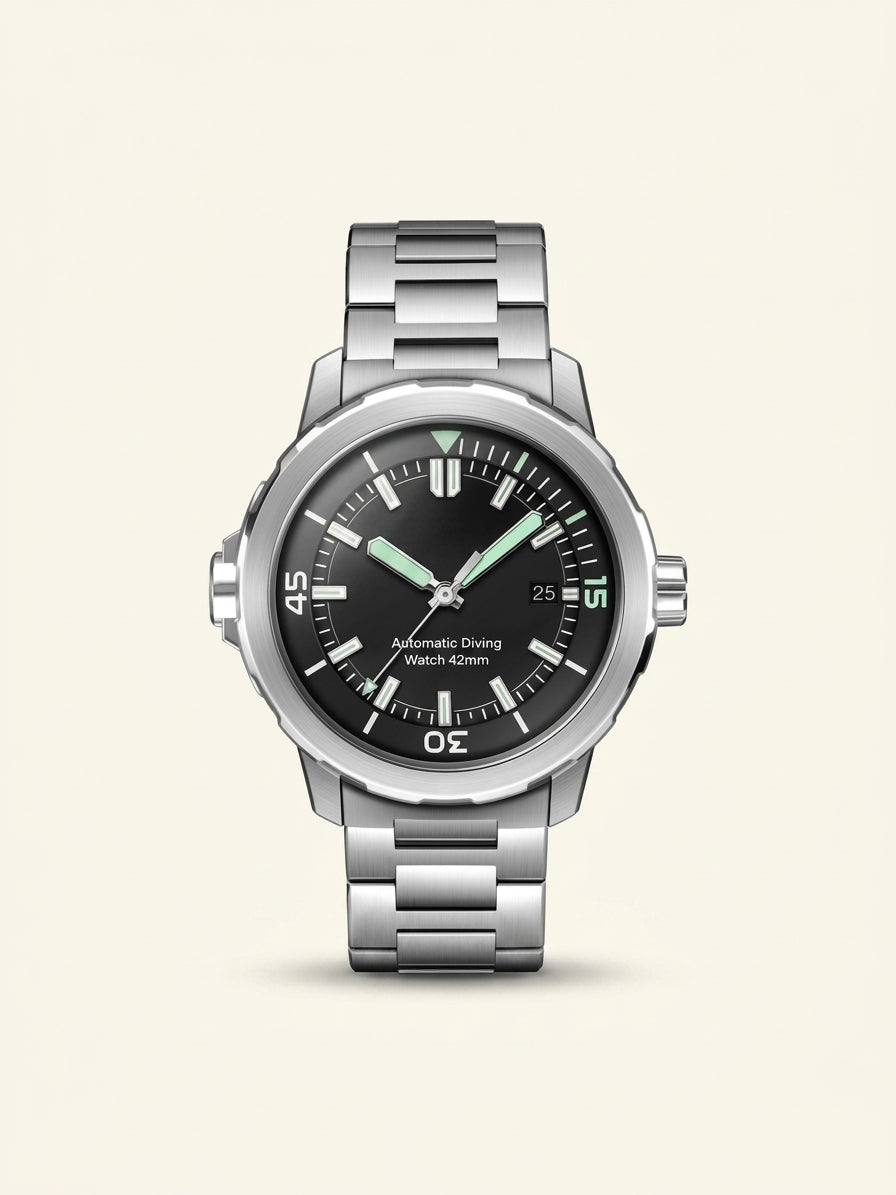 IWC Aquatimer stainless steel automatic watch 42mm, UK version