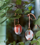 Royal Copenhagen Spring 2025 Redstart Eggs set of two decorative hanging ornaments, imported from the UK