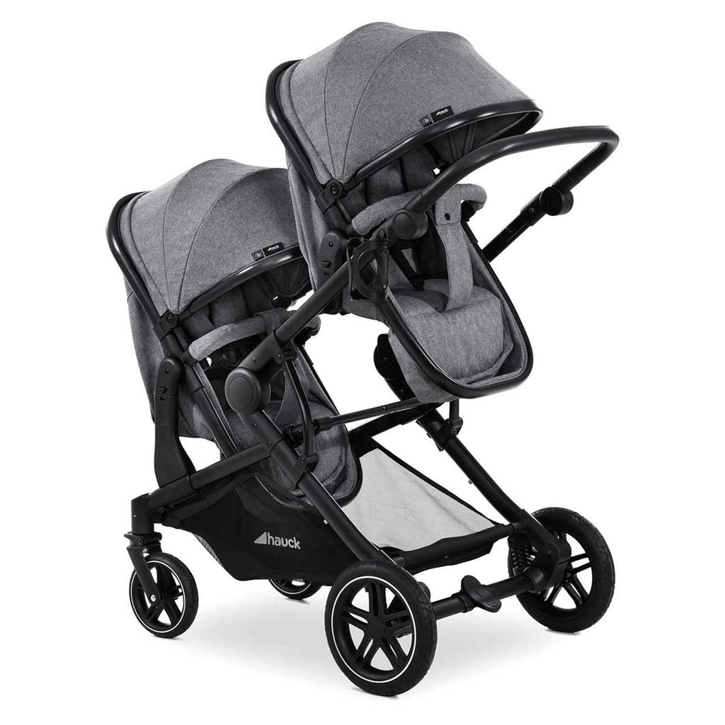 Hauck Atlantic Twin Pushchair Grey