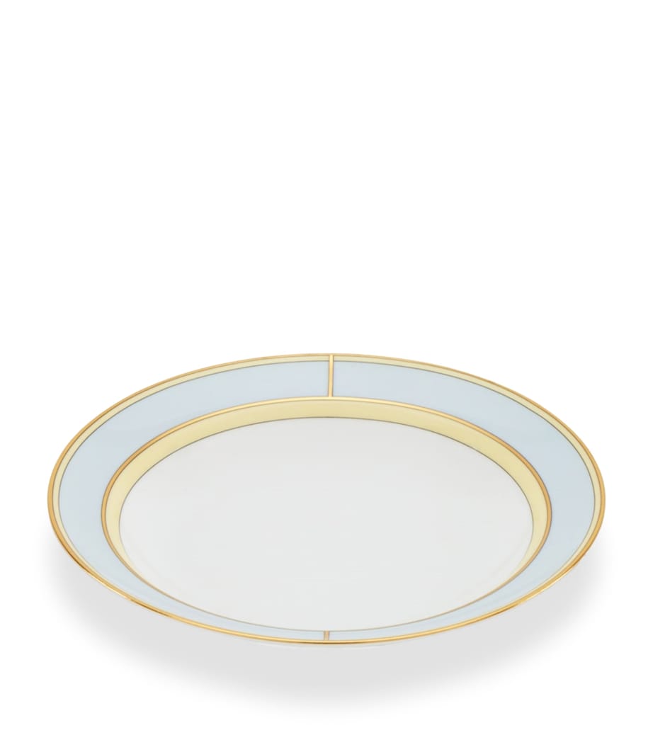 GINORI 1735 porcelain soup plate Celeste 24cm - British product