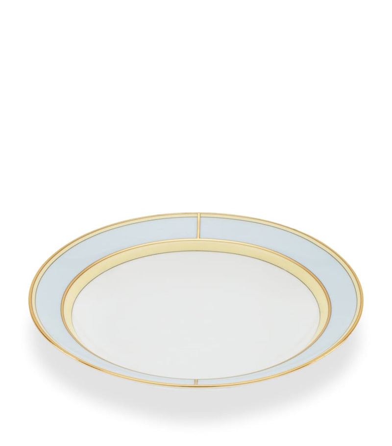 GINORI 1735 porcelain soup plate Celeste 24cm - British product