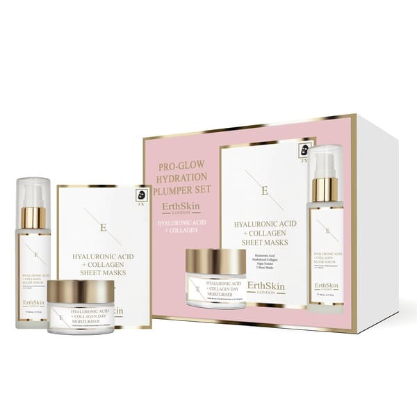 ErthSkin London hydration plumper skincare gift set - British product