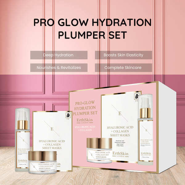 ErthSkin London hydration plumper skincare gift set - British product