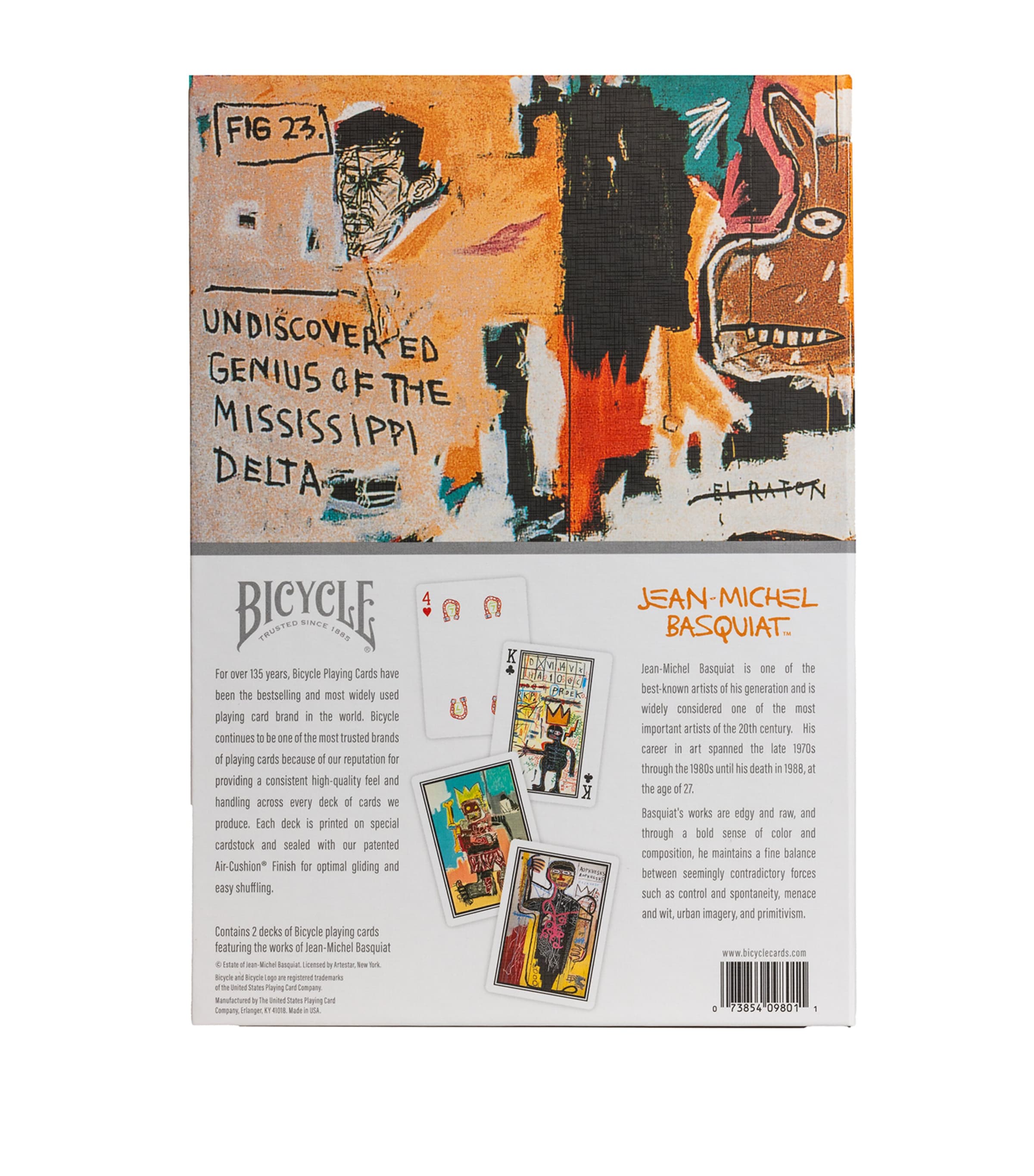 Bicycle Jean-Michel Basquiat Artist Series playing cards - British product