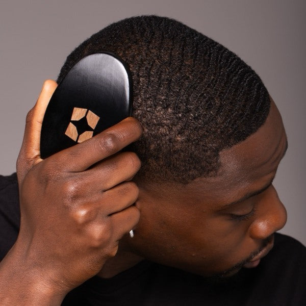 SHYNE hard wave and beard brush, imported from the UK