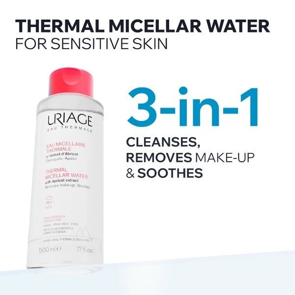 Uriage Thermal Micellar Water Sensitive Skin 500ml (British brand)