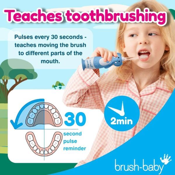 Brush Baby WildOnes™ Elephant Kids Rechargeable Toothbrush GOODS Superdrug   