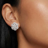 MUCHV bridal flower earrings 1.5cm, UK version