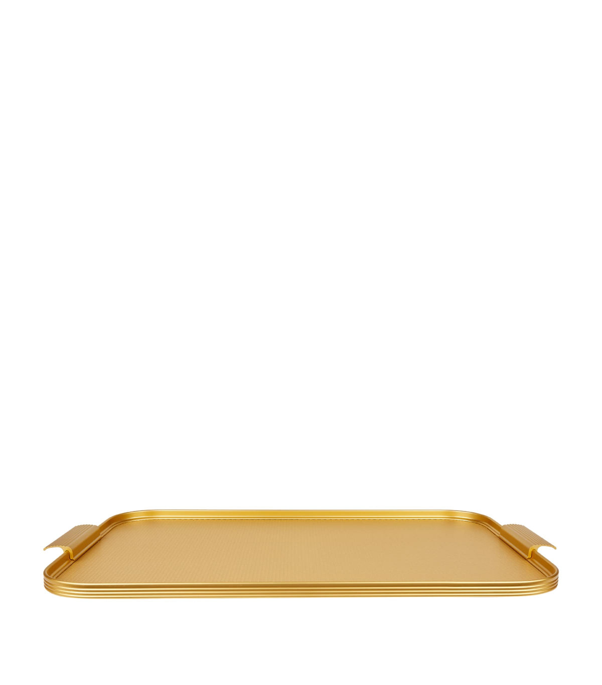 Kaymet anodised aluminium ribbed serving tray 51cm, UK version