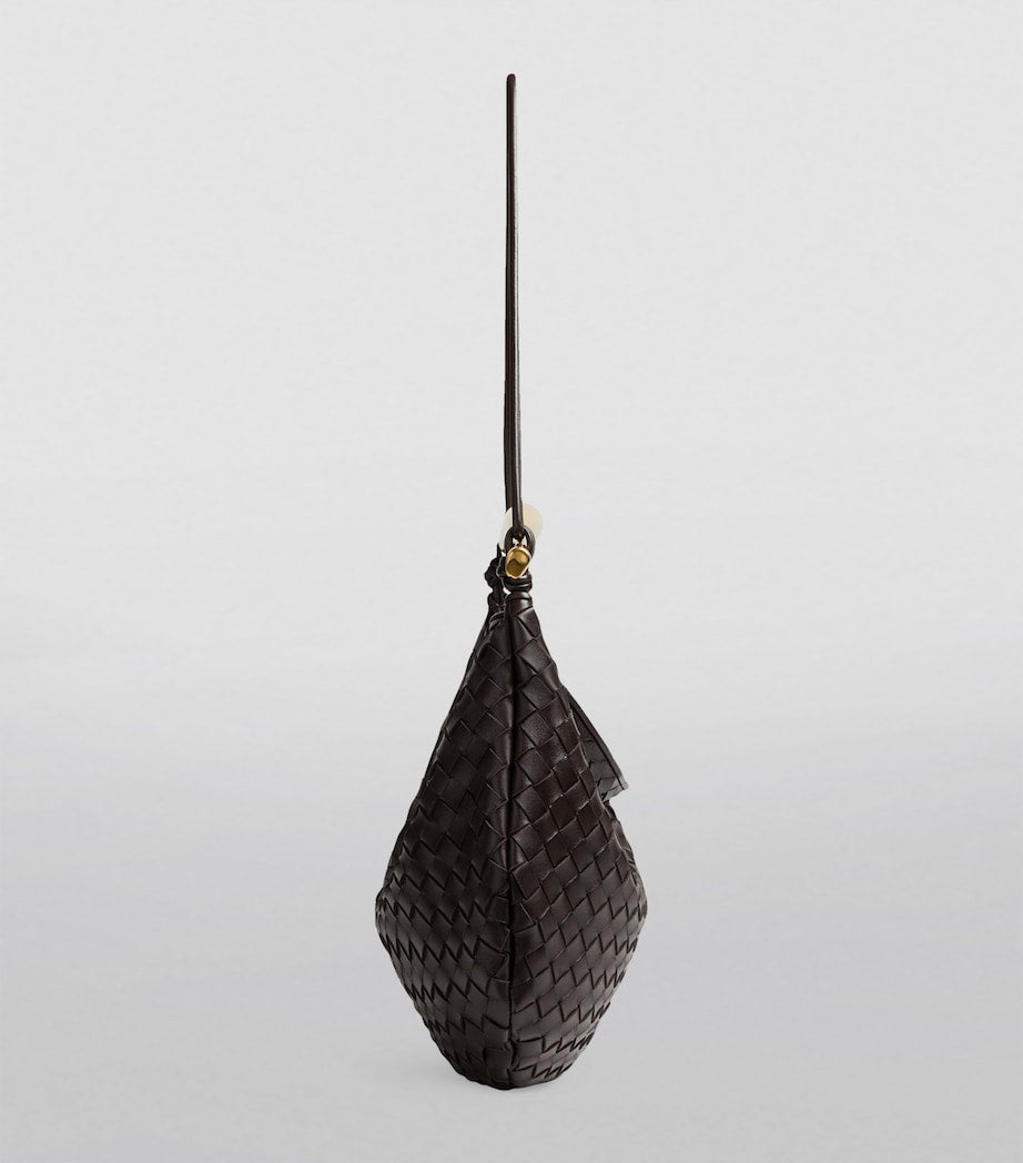 Bottega Veneta Sardine medium shoulder bag gold handle - British product