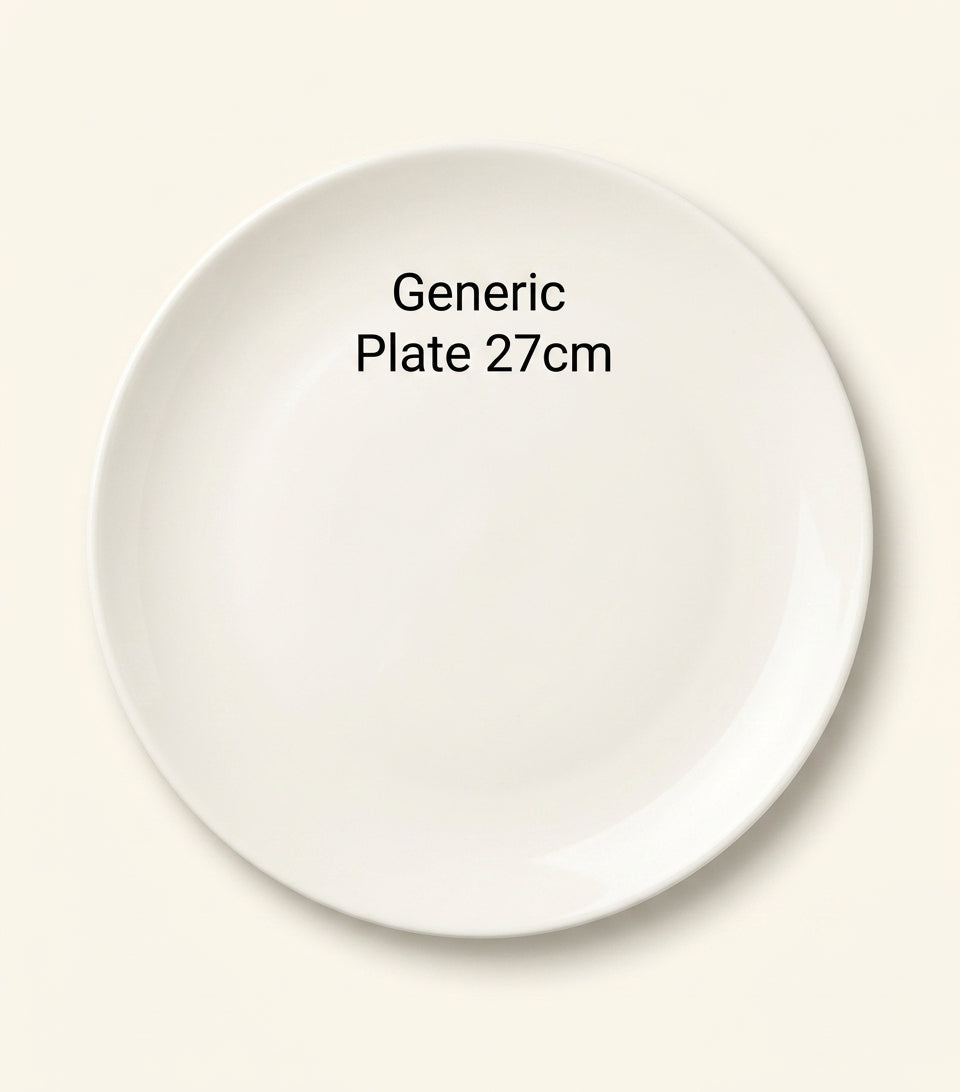 Prada chequerboard plate 28cm - British product
