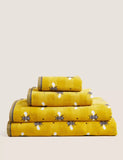 Pure Cotton Repeat Bee Towel Bathroom M&S   