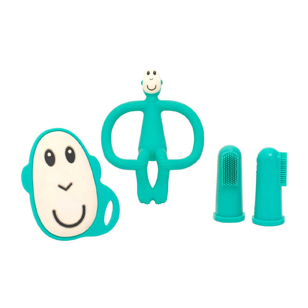 Matchstick Monkey Teething Starter Set - Green