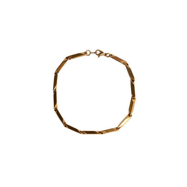 SVNX gold stainless steel minimalistic bracelet, imported from the UK