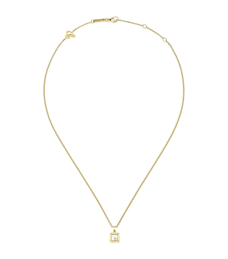 Chopard Happy Diamonds necklace 18kt yellow gold, imported from the UK