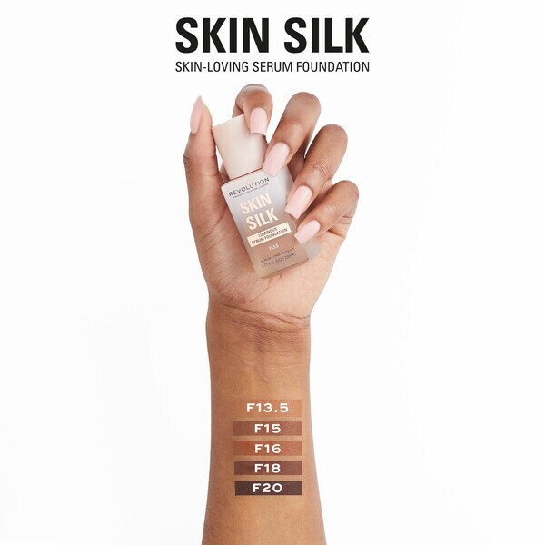 Revolution Skin Silk foundation F20, imported from the UK