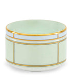 GINORI 1735 porcelain sugar pot Verde 10cm, UK version