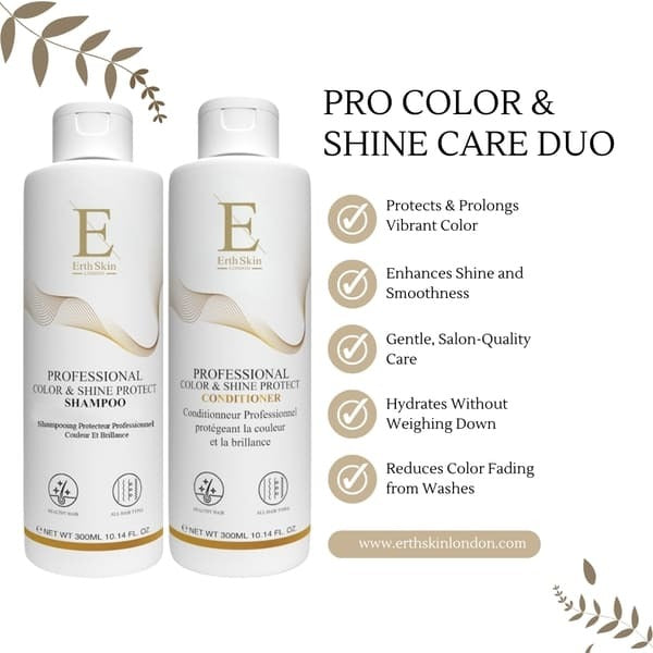 Erth Skin color protect shampoo and conditioner duo - British product