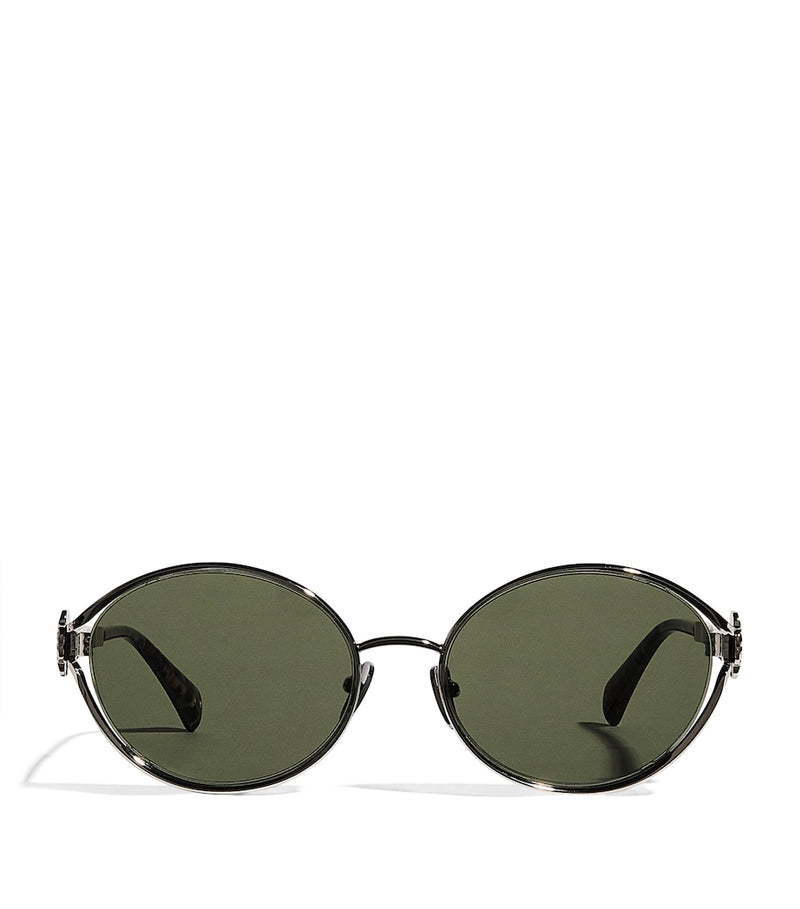 Maje metal round sunglasses, imported from the UK
