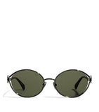 Maje metal round sunglasses, imported from the UK