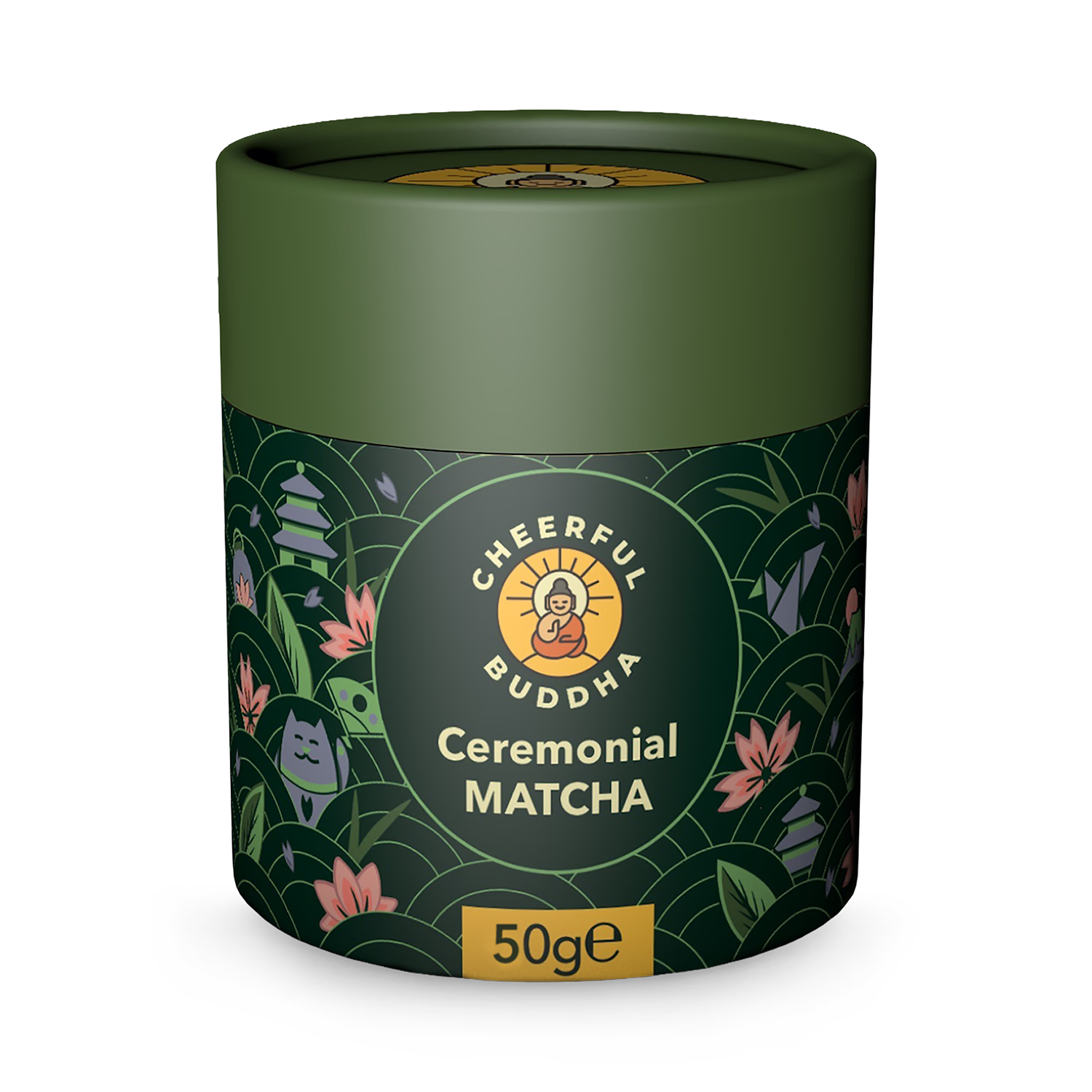 Cheerful Buddha ceremonial matcha green tea 50g, UK version