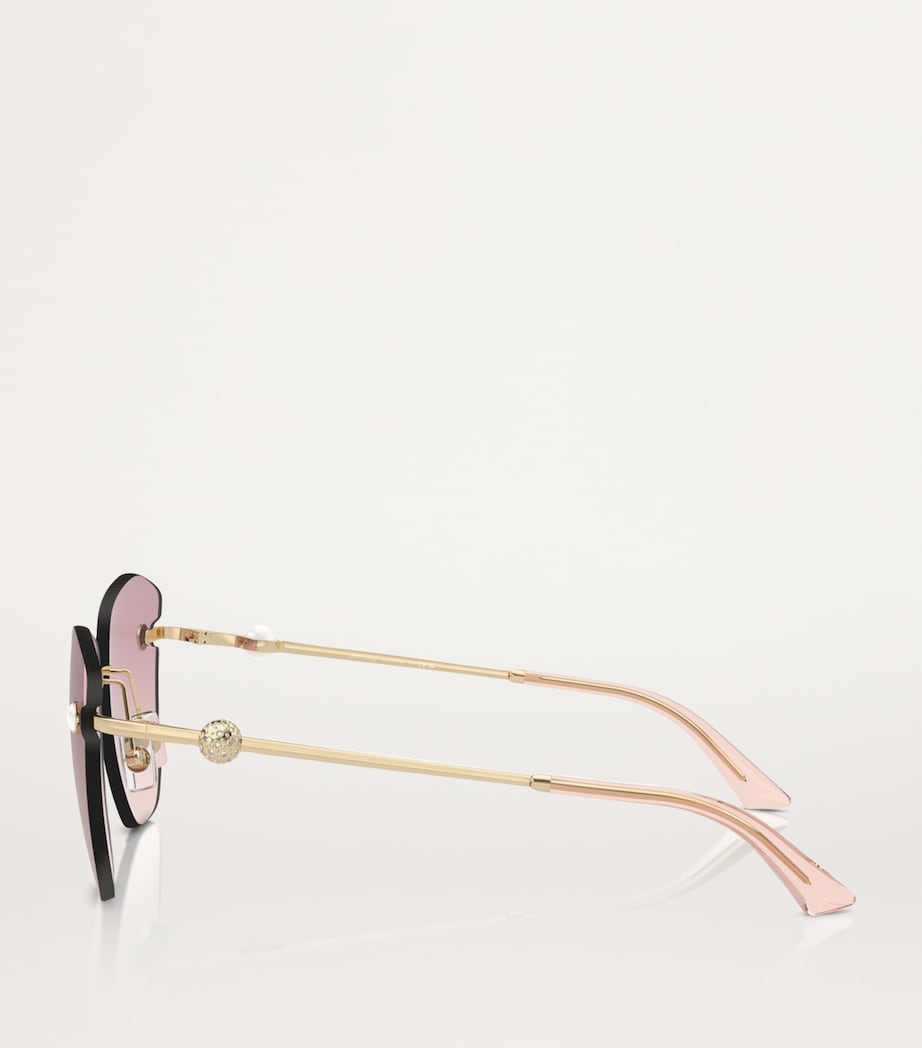 Jimmy Choo metal sunglasses model JC4004HB, UK version