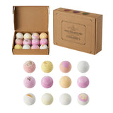 Livingandhome mixed fragrance bath bombs 12 pack, imported from the UK