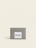Burberry checked woven card holder with leather trim - British product