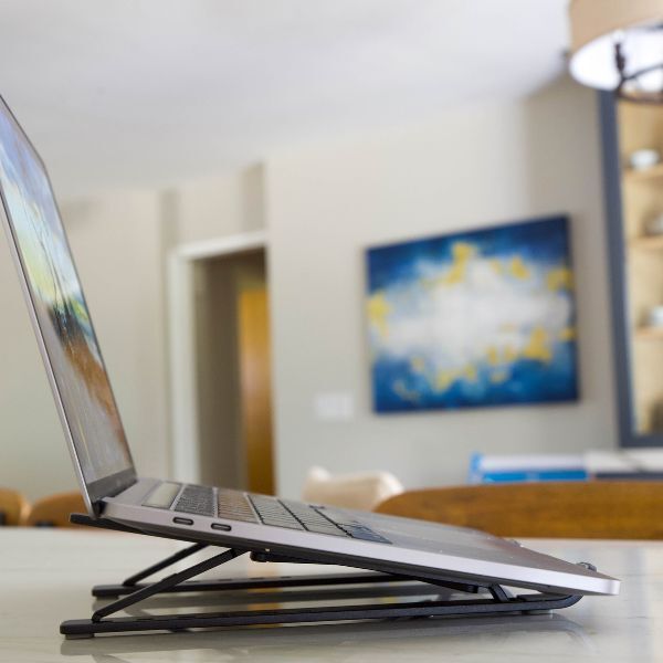Swedish Posture foldable ergonomic laptop stand, imported from the UK