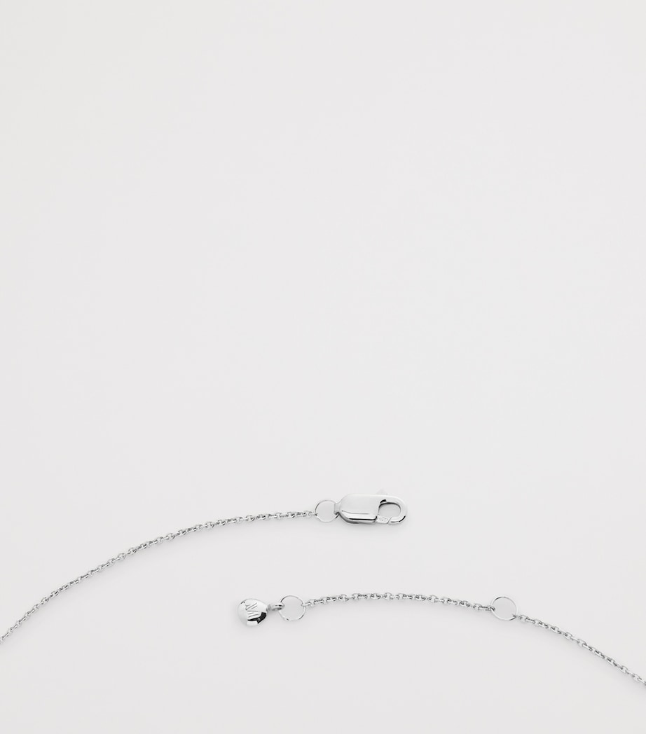Monica Vinader Leo zodiac necklace sterling silver, UK version