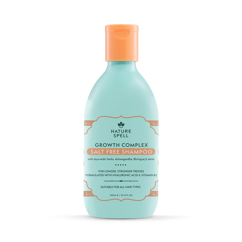 Nature Spell Hair Growth Set with shampoo conditioner mask oil - British product