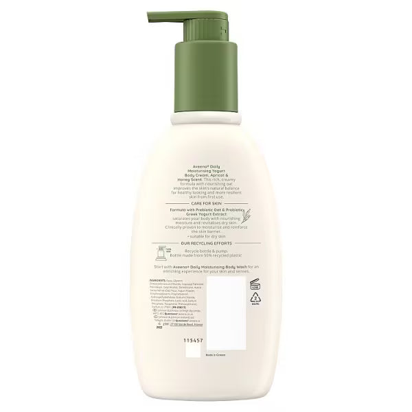 Aveeno body cream Apricot & Honey 300ml - British product
