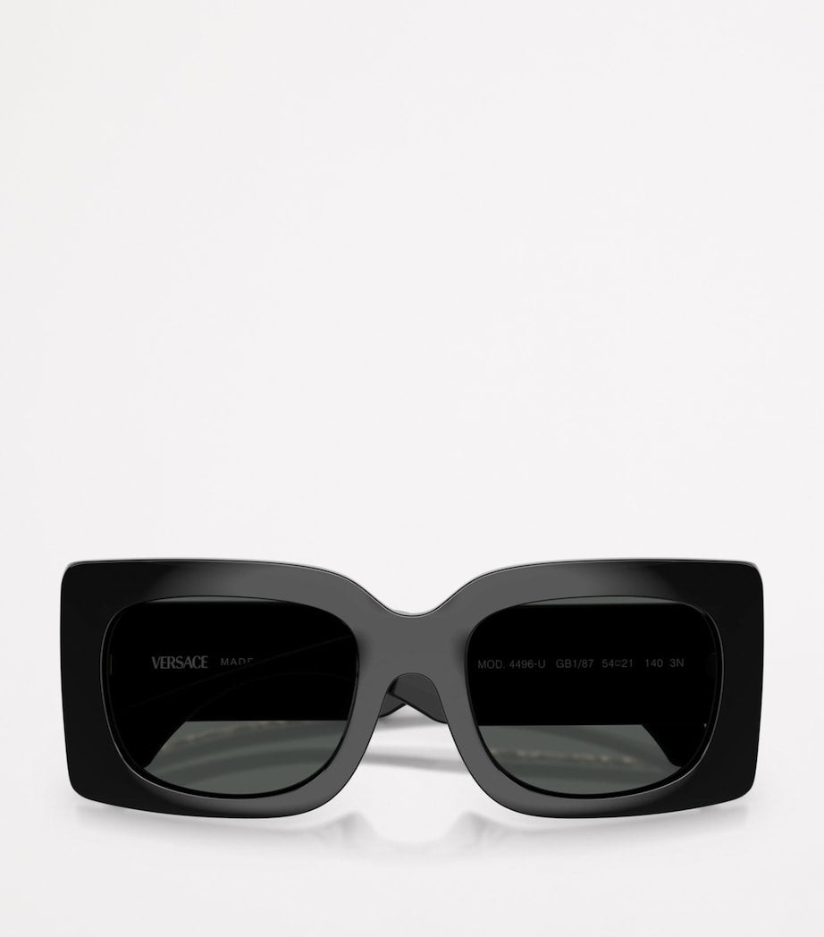 Versace square sunglasses gold-tone metal frame - British product