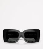 Versace square sunglasses gold-tone metal frame - British product