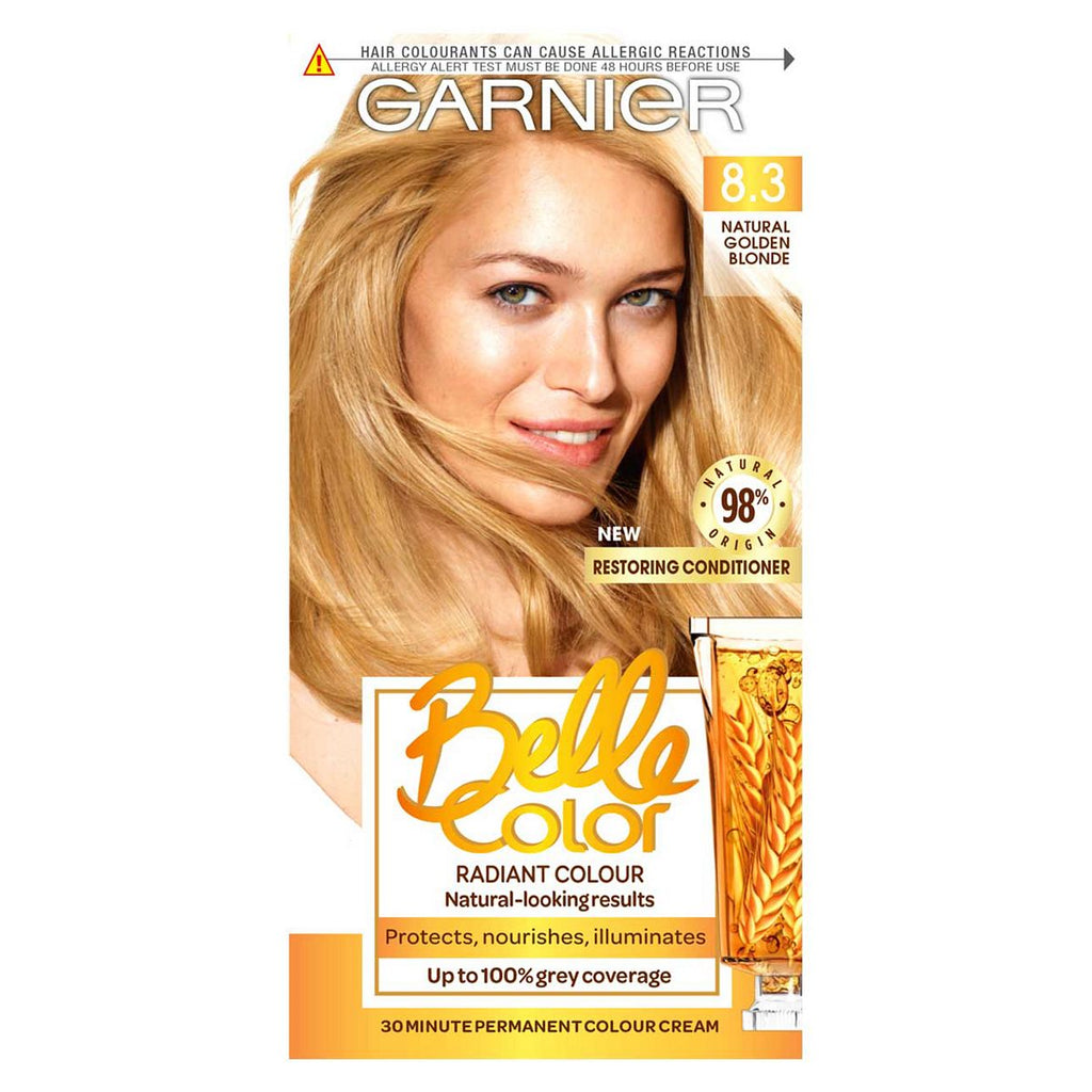 Garnier Belle Color 8.3 Natural Golden Blonde Permanent Hair Dye