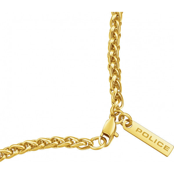 Police gold mens necklace (British brand)