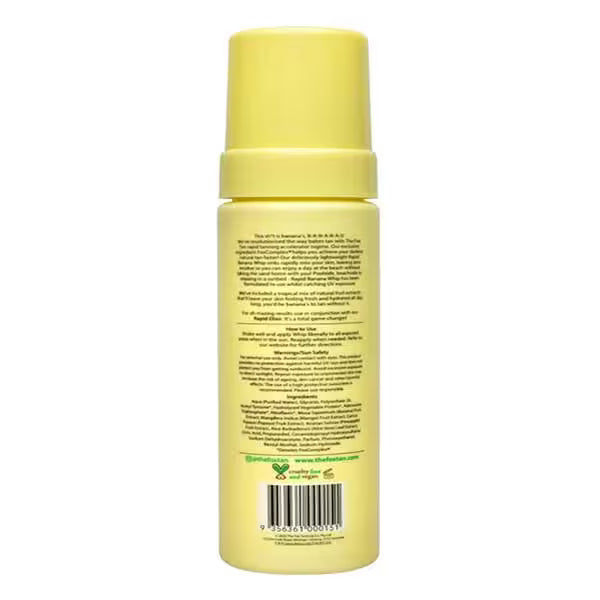 Fox Tan Tan Accelerator Banana Whip 200ml (British brand)
