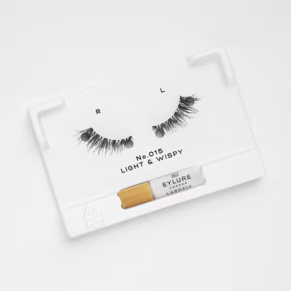 3/4 Length No.015 False Eyelashes with Glue, UK version